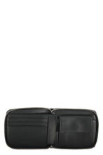Load image into Gallery viewer, Black leather wallet, elegant and practical
